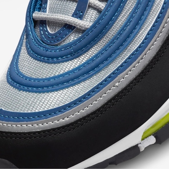 NWOB Nike Shoes Women’s Nike Air Max 97 Og Atlantic Blue/Yellow Dq9131-400 - Picture 8 of 12